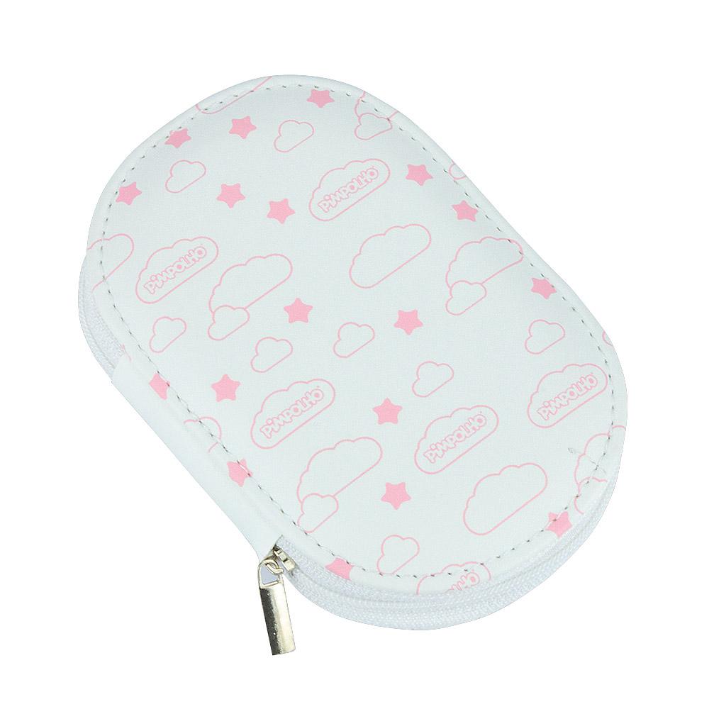 Kit Cuidados Bebê 3 Pçs Necessaire Tesoura Lixa Pimpolho