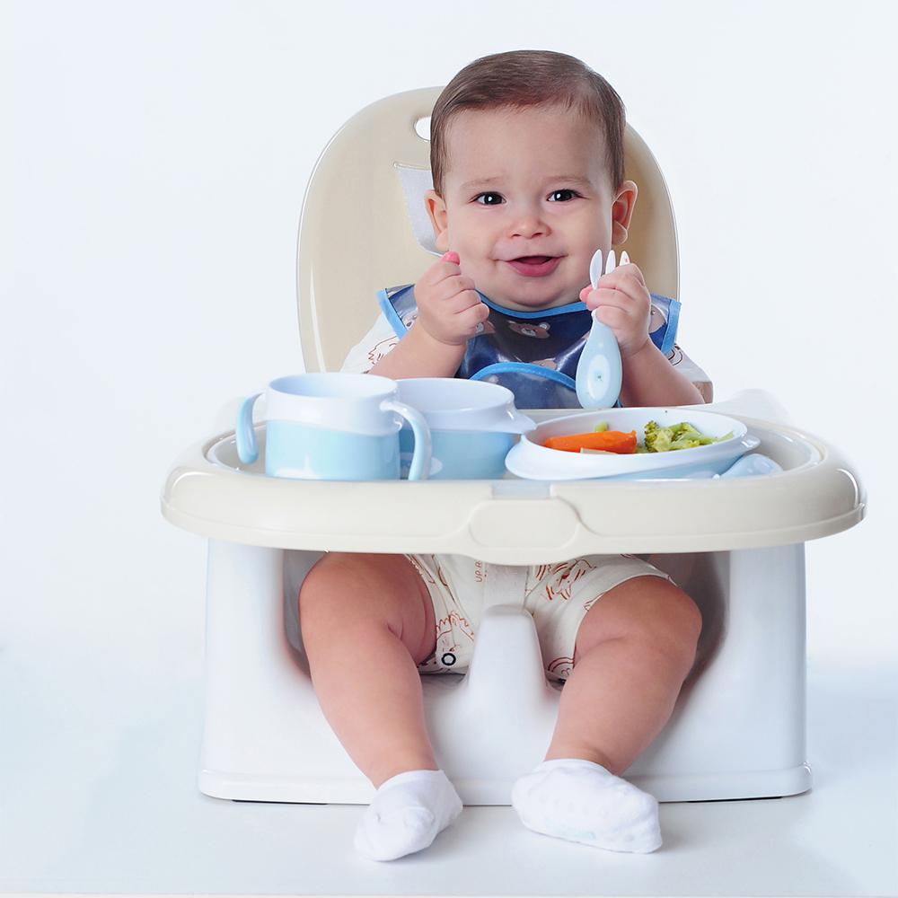 Kit Alimentação Bebê 6 Peças Pimpolho BPA Free