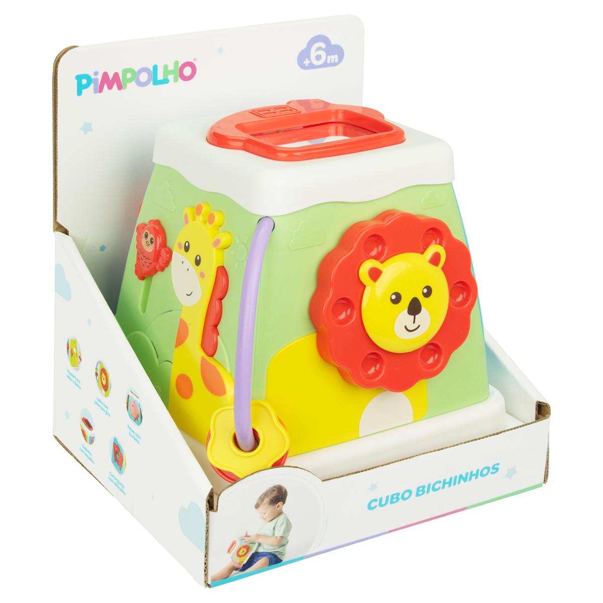 Cubo Interativo Bichinhos Infantil ,Pimpolho
