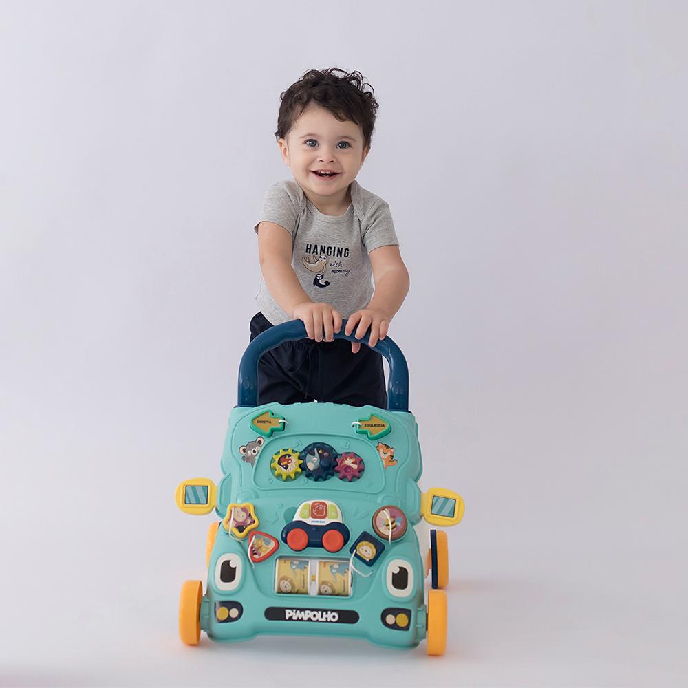 Andador Empurrador Infantil Com Som Interativo Pimpolho