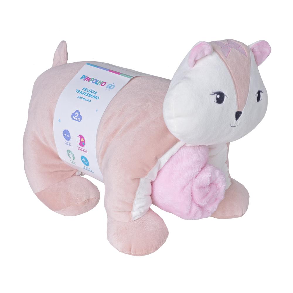 Travesseiro Com Manta Esquilo Feminino Pimpolho