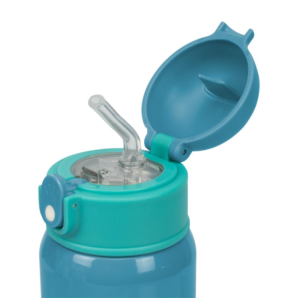 Garrafa Térmica Pimpolho Inox 400ml Com Canudo Infantil