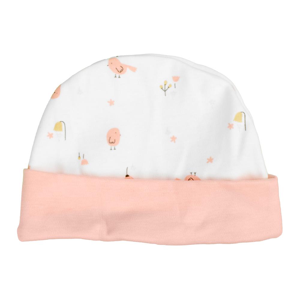 Kit Presente 5 Peças 0-6 Meses: Camiseta, Babador, Tapa Fraldas, Touca E Sapatinho Fem Pimpolho