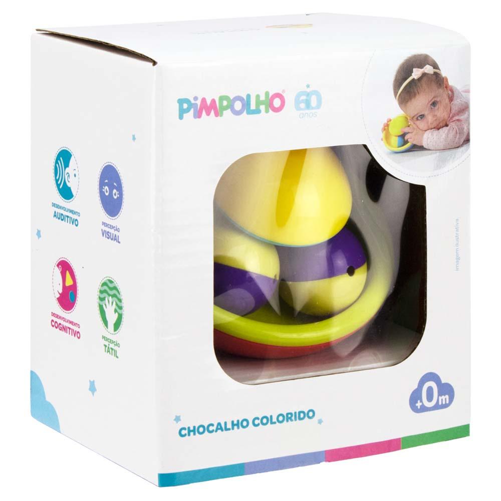 Chocalho Meia Bola Infantil Pimpolho