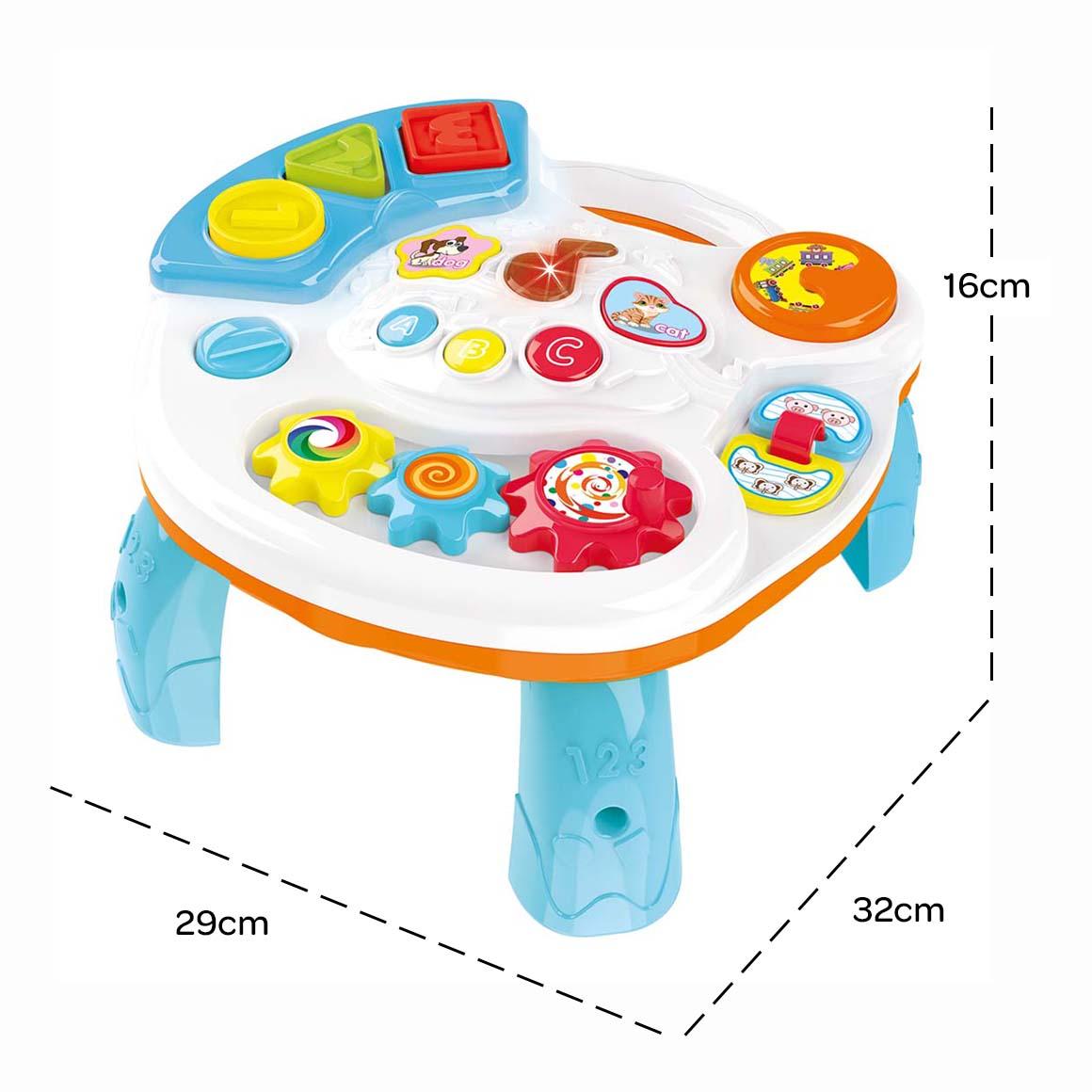 Mesa De Atividades Educacional Infantil Pimpolho Branco/Azul