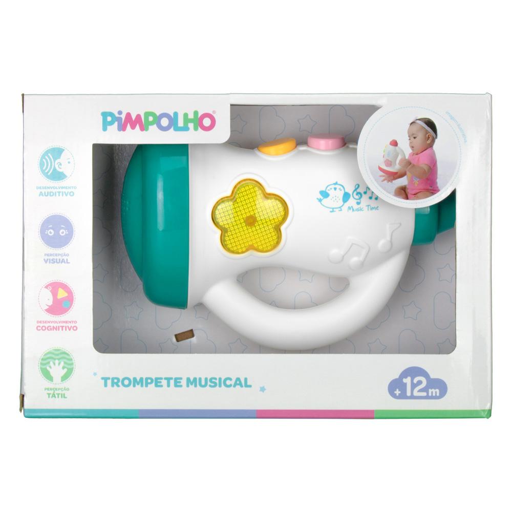 Trompete Musical Para Bebê Cores Pimpolho