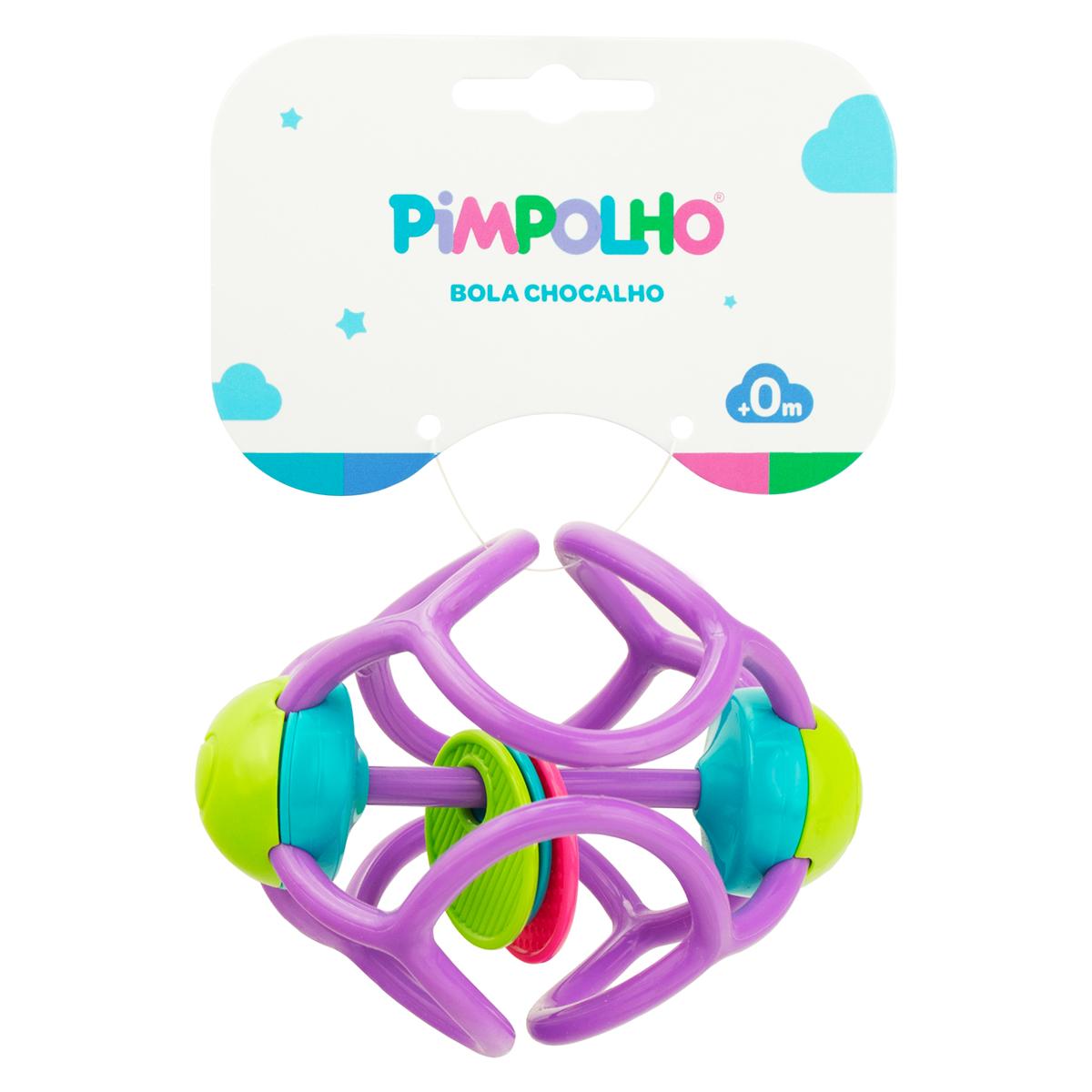 Chocalho Infantil Bola Sortido Pimpolho - Colorido