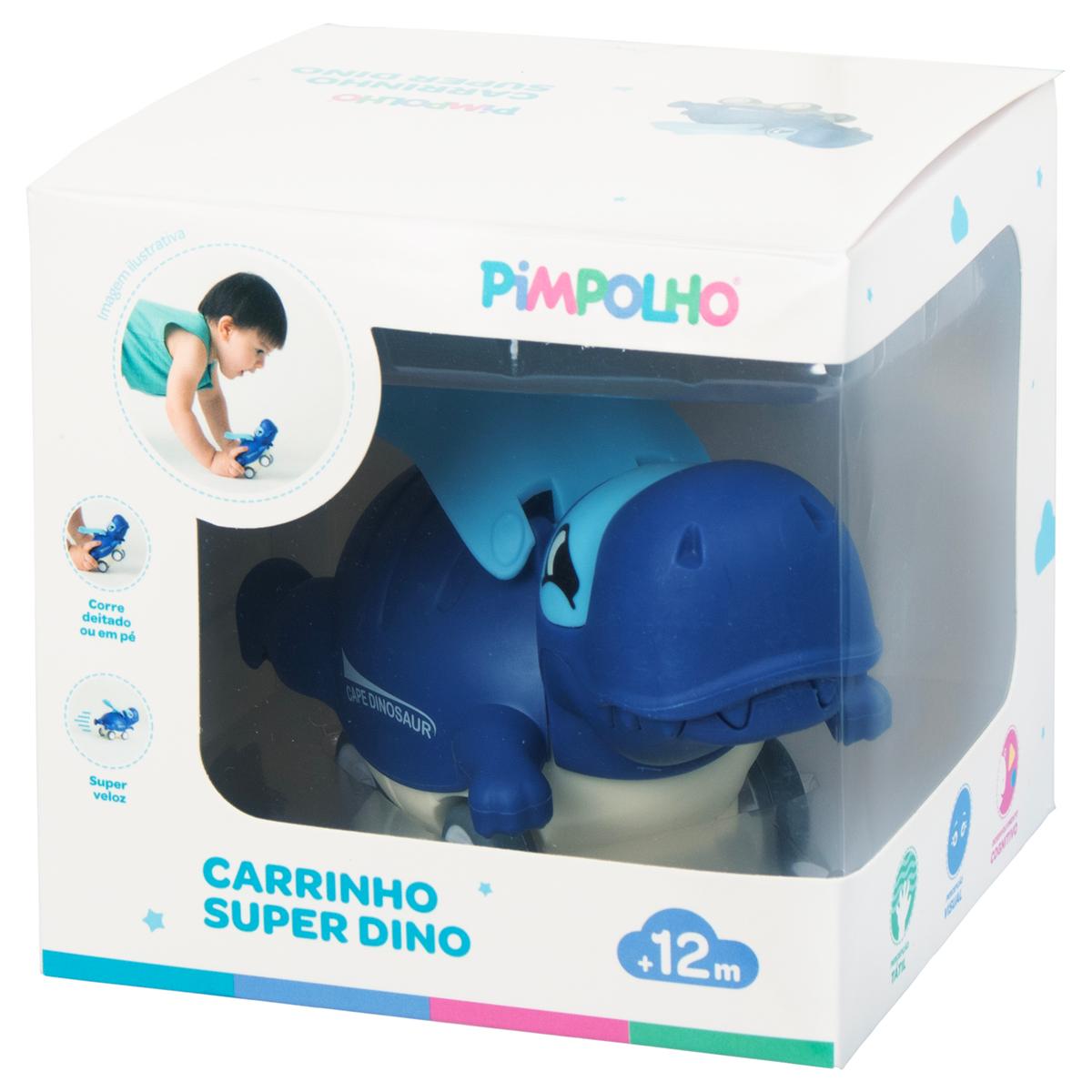 Carrinho De Fricção Dinossauro Infantil Pimpolho