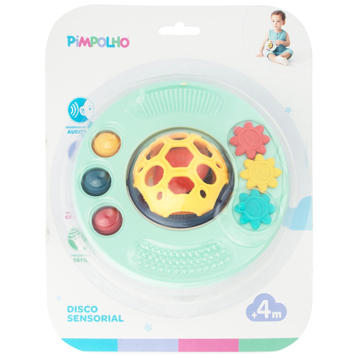 Brinquedo Infantil Disco Sensorial Sortido Pimpolho