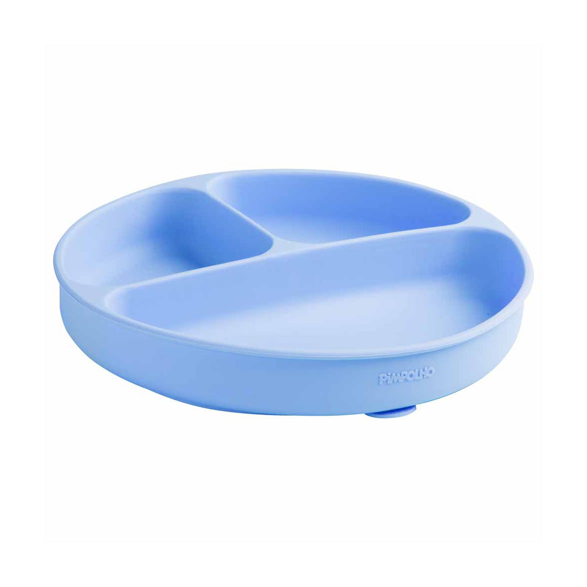 Prato Infantil Silicone Com Divisória Ventosa Soft Pimpolho