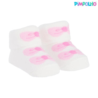 Kit Meias RN Feminino Pimpolho 2 Pares Conforto