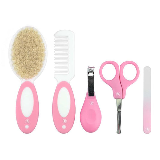 Kit Higiene Com Cerdas Naturais C 5 Peças Infantil Pimpolho