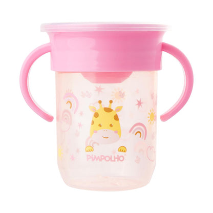 Copo Treinamento Infantil 360 Com Alça Tampa 240ml Pimpolho