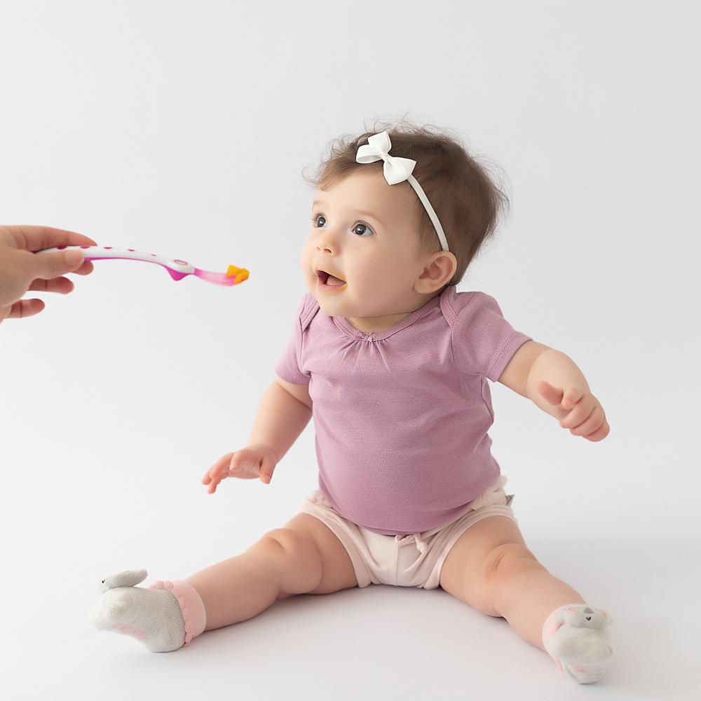 Colher Termossensível Pimpolho Infantil Papinha Muda Cor