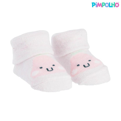 Kit Meias RN Feminino Pimpolho 2 Pares Conforto