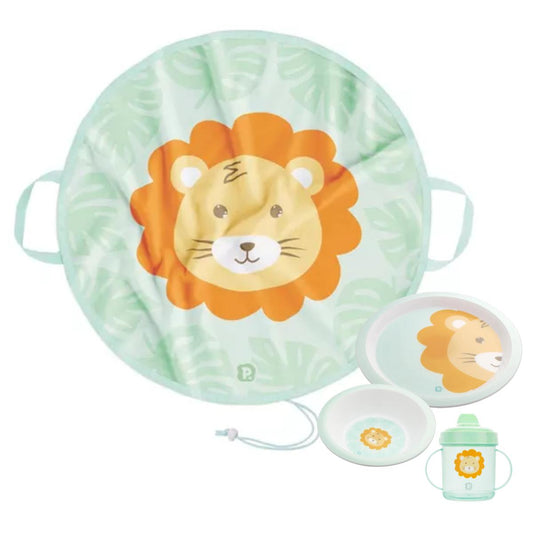Kit Introdução Alimentar Bebê Pimpolho 4 Peças