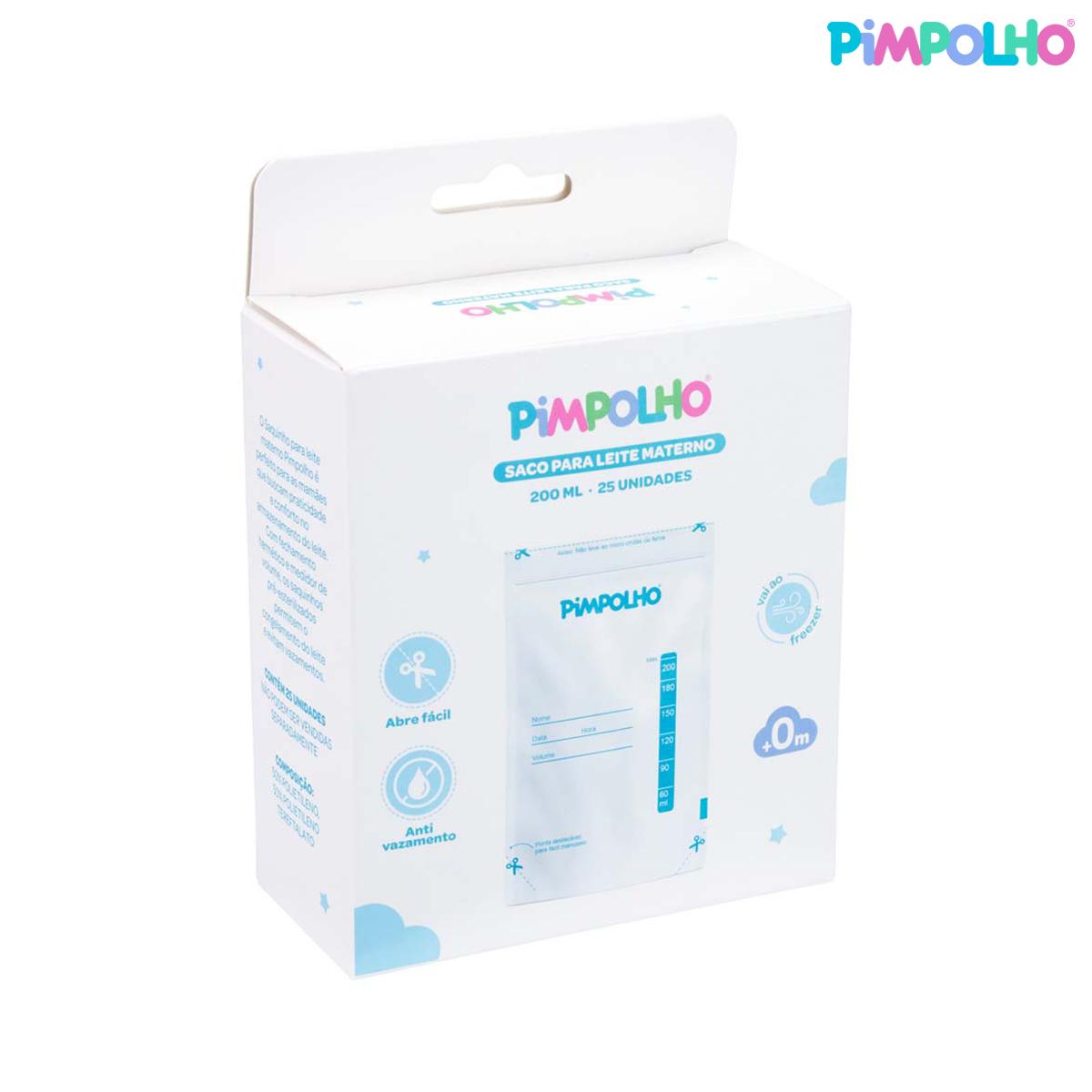 Sacos De Armazenamendo Para Leite Materno 200ml Pimpolho