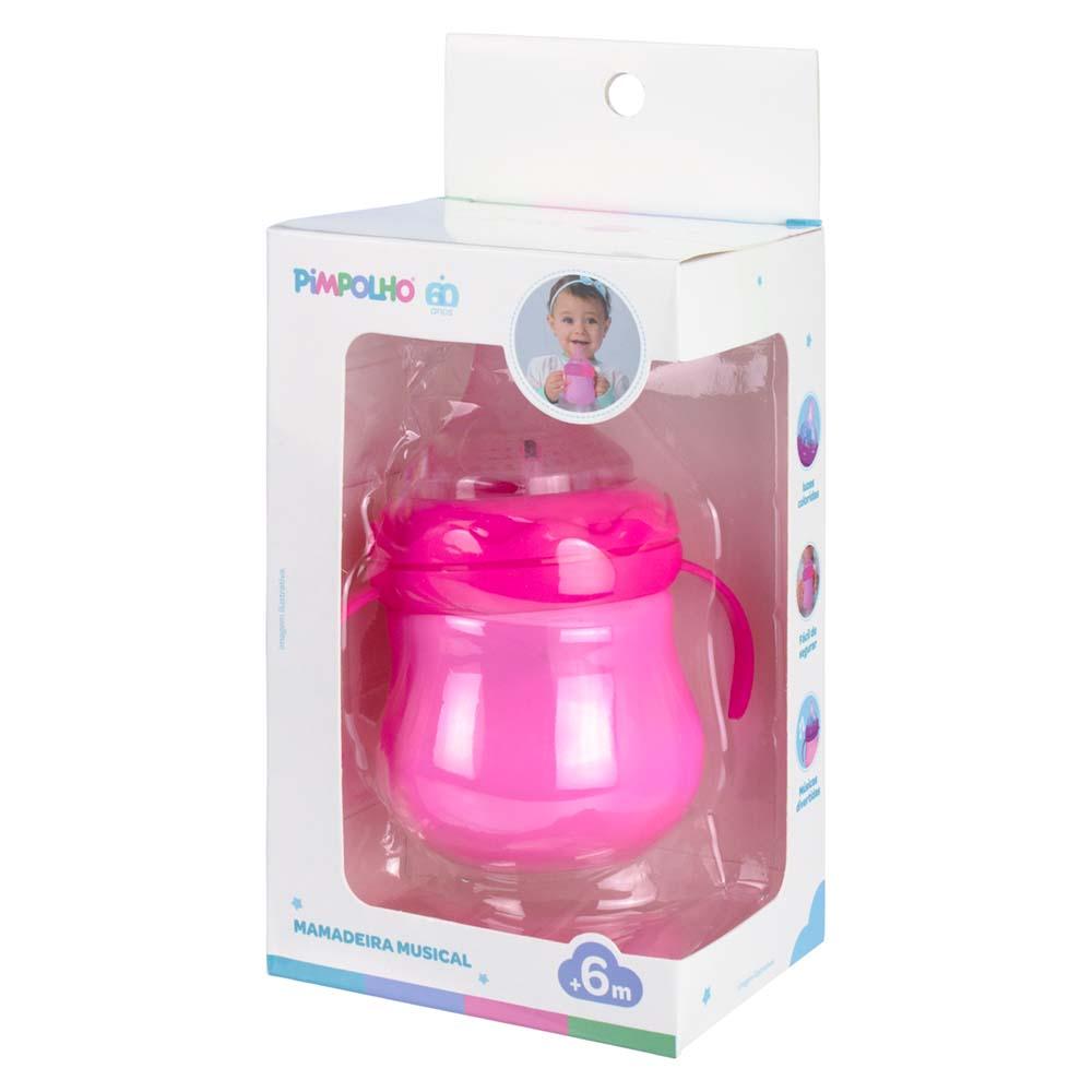 Mamadeira Musical Com Luzes Infantil Pimpolho