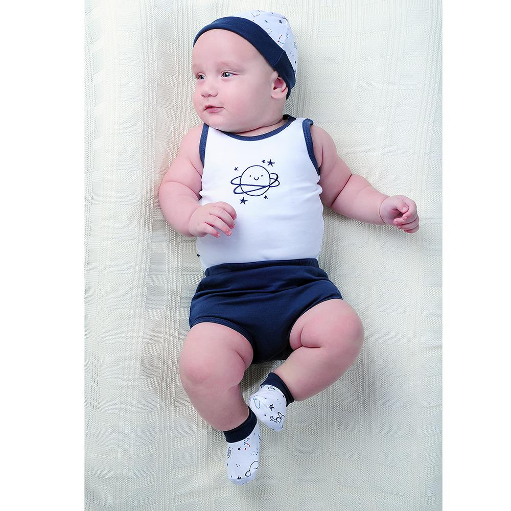 Conjunto Bebê 5 Peças Pimpolho (0-6 Meses)