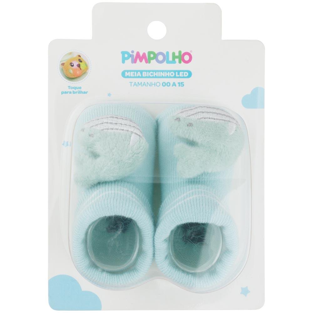 Meia Pimpolho Infantil Bichinho Led 00-15