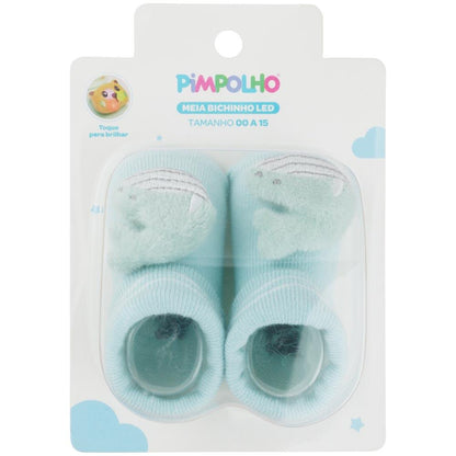 Meia Pimpolho Infantil Bichinho Led 00-15