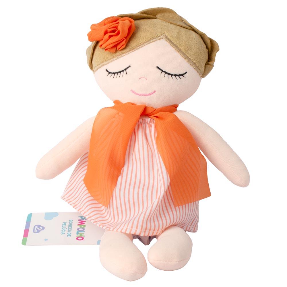 Boneca De Pelúcia 30cm Feminino Pimpolho