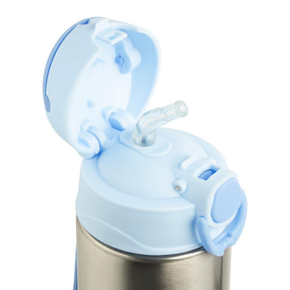 Garrafa Térmica Inox Aço Escovado 400ml Infantil Pimpolho