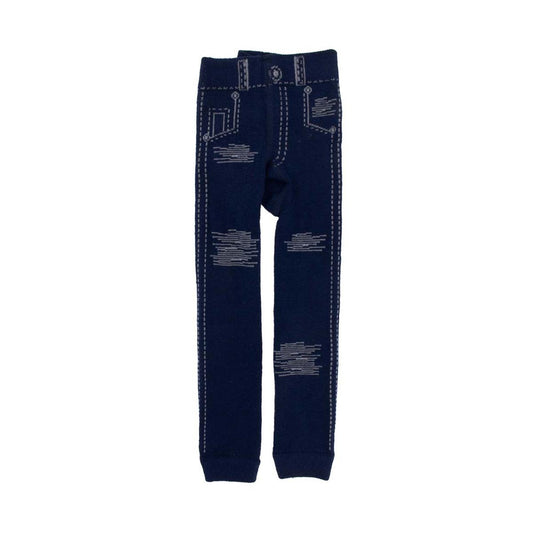 Calça Legging Jeans Infantil Bebê 02 a 03 anos Pimpolho
