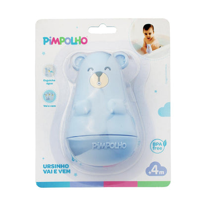 Brinquedo de Banho Urso Vai e Vem Bebê Infantil Pimpolho