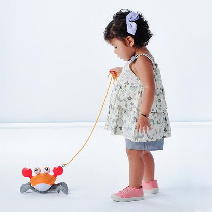 Brinquedo Pimpolho Infantil Caranguejo Deslizante Fujão