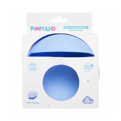 Bowl De Silicone Com Ventosa Soft Infantil Pimpolho BPA Free