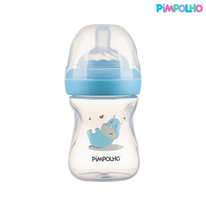 Mamadeira Serena Rino Azul Pimpolho Antirefluxo BPA Free