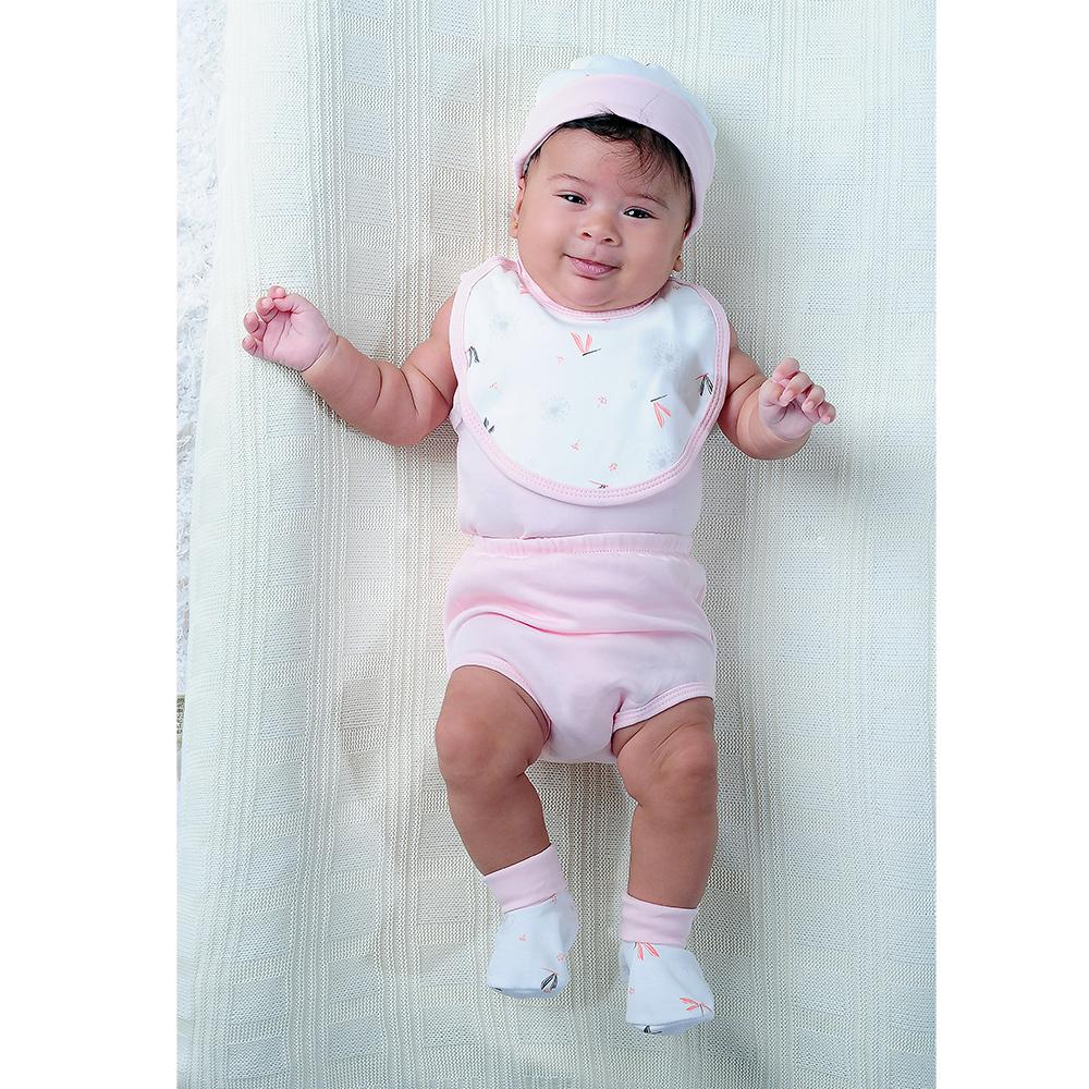 Conjunto Bebê 5 Peças Pimpolho (0-6 Meses)