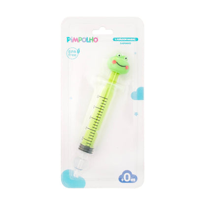 Seringa Lavador Nasal 10ml Sapinho Bico Silicone Pimpolho