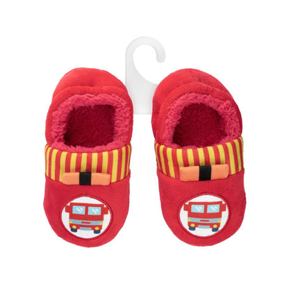 Pantufa Infantil Antiderrapante Pelúcia Bombeiros Pimpolho