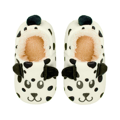 Pantufa Infantil Antiderrapante Pelúcia Dalmata Pimpolho