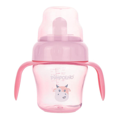 Copo Treinamento Infantil Pimpolho Alça Bico Flexível 150ml