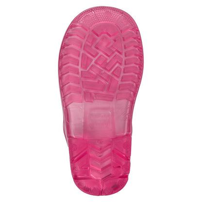 Galocha Infantil Transparente Rosa Feminina Pimpolho