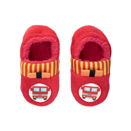 Pantufa Infantil Antiderrapante Pelúcia Bombeiros Pimpolho
