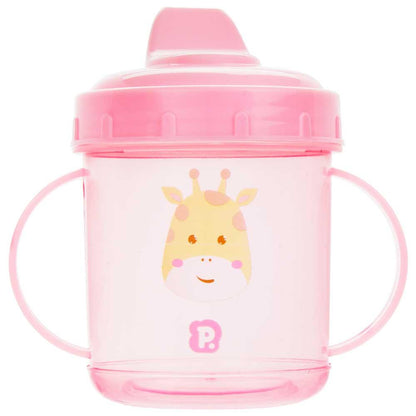 Copo Infantil Pimpolho Bico Rígido 220ml Alça Anatômico