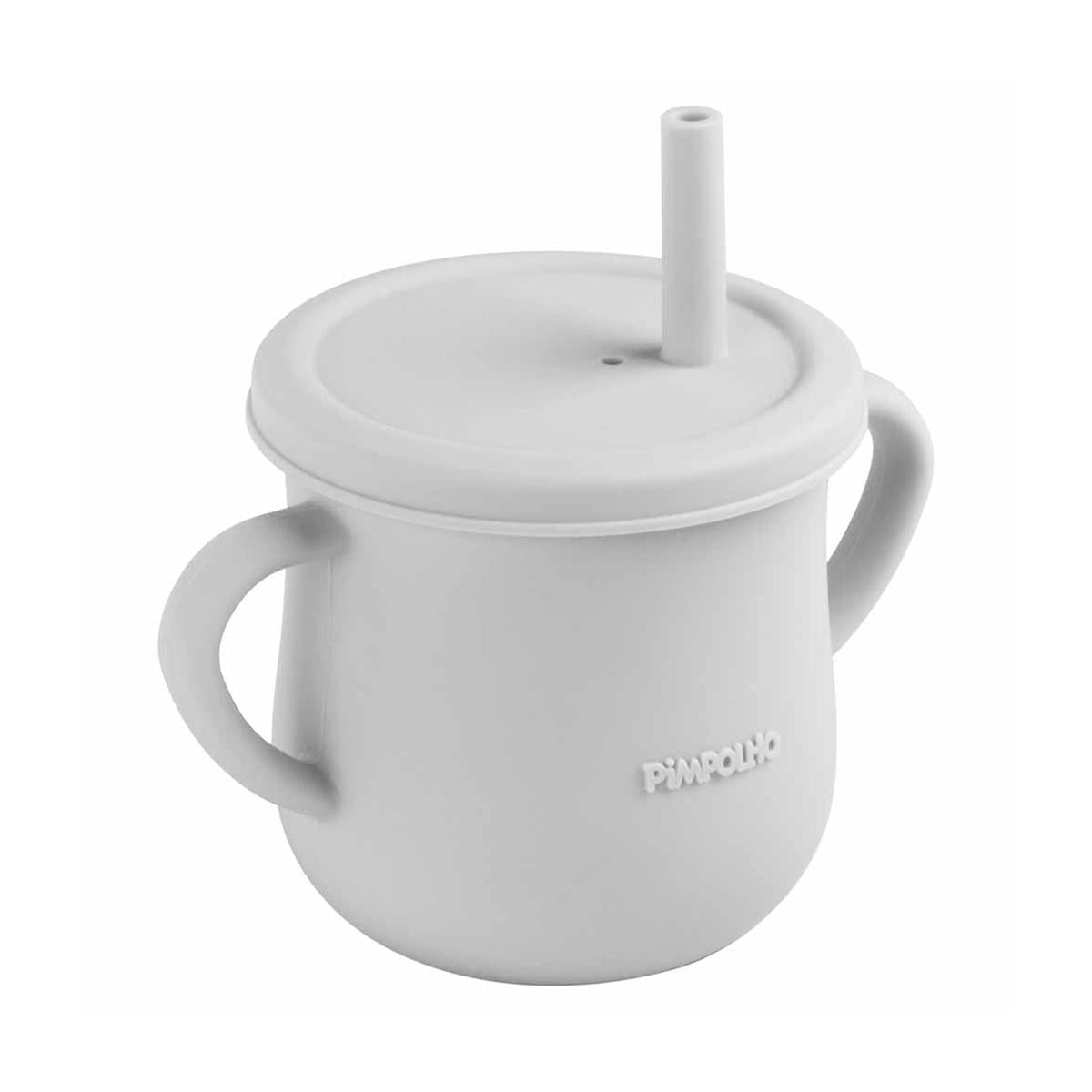 Copo Silicone C Canudo Soft 150ml Infantil Pimpolho BPA Free
