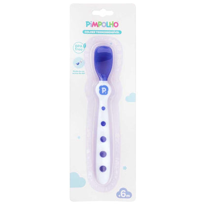 Colher Termossensível Pimpolho Infantil Papinha Muda Cor