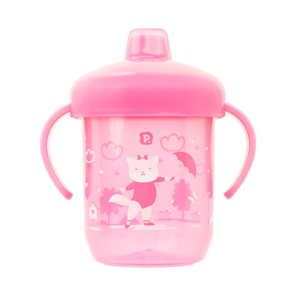 Copo Treinamento Bico Rígido Com Alça E Tampa 240ml Pimpolho