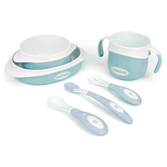 Kit Alimentação Bebê 6 Peças Pimpolho BPA Free