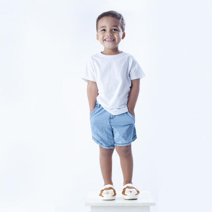 Pantufa Kids Leão Bege Masculino Pimpolho