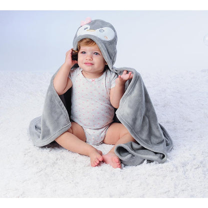 Manta Com Capuz 75x100cm Infantil Pimpolho