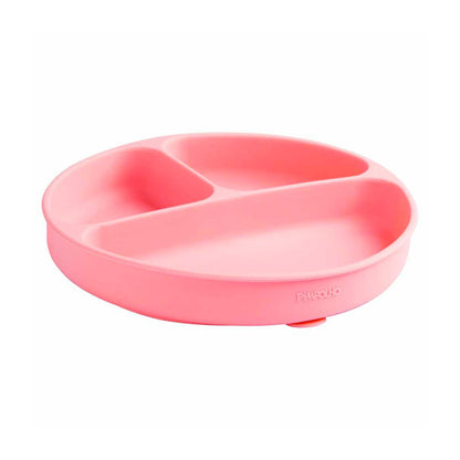 Prato Infantil Silicone Com Divisória Ventosa Soft Pimpolho