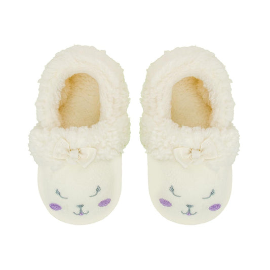 Pantufa Infantil Antiderrapante Pelúcia Ovelha Pimpolho