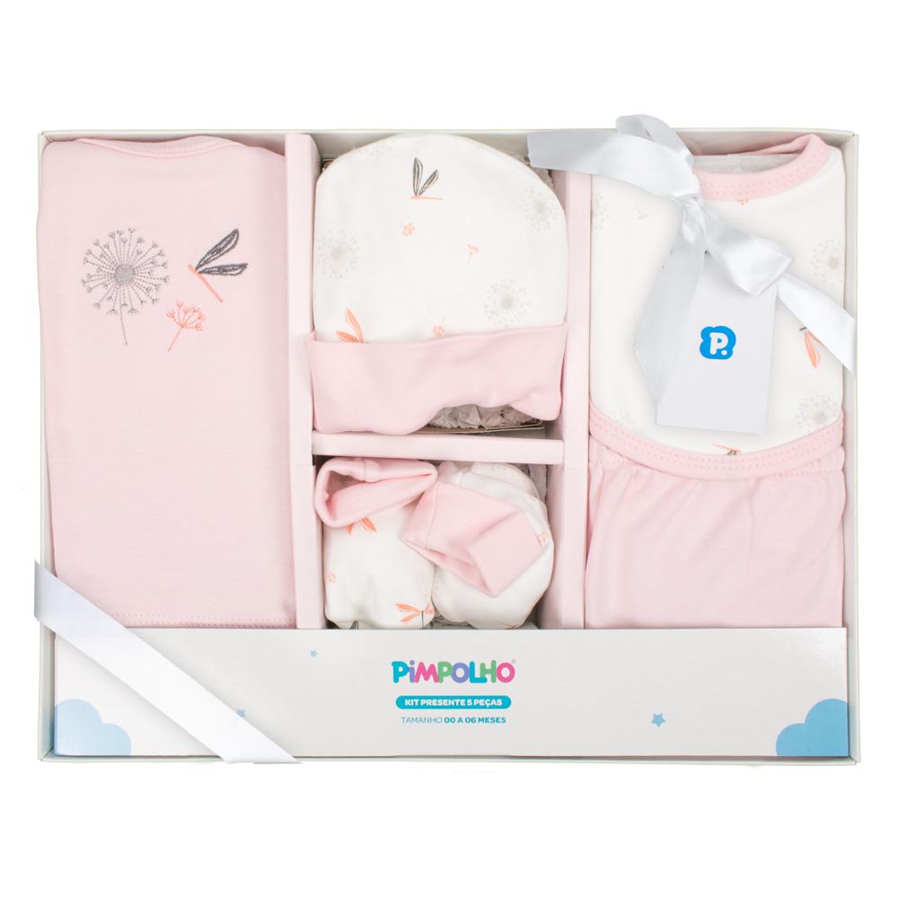 Conjunto Bebê 5 Peças Pimpolho (0-6 Meses)