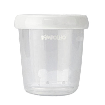 Kit 4 Potes Leite Materno 180ml Hermético Pimpolho